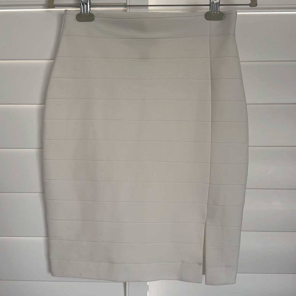 Joseph Ribkoff white bandage skirt US 4